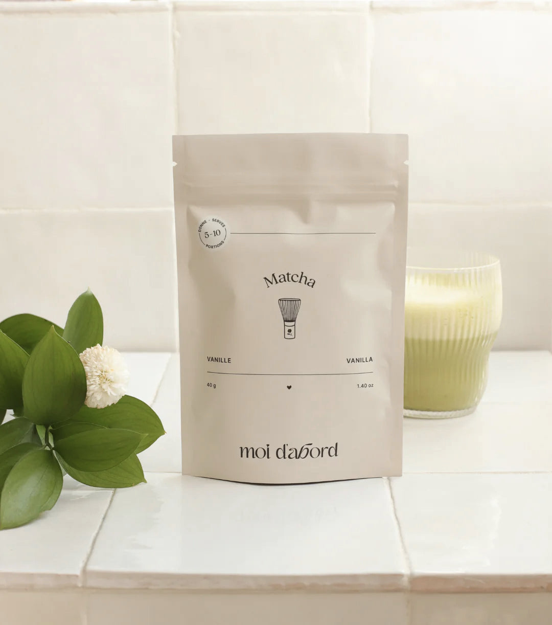 Thé Matcha - Vanille - Moi D'abord - 40g